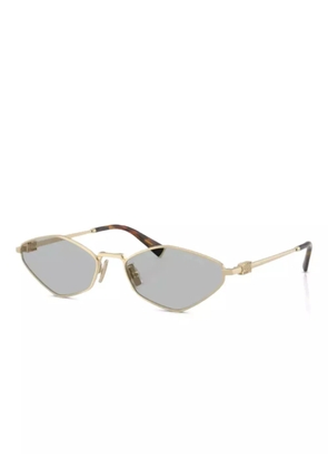 Miu Miu Eyewear hexagonal frame sunglasses - Gold