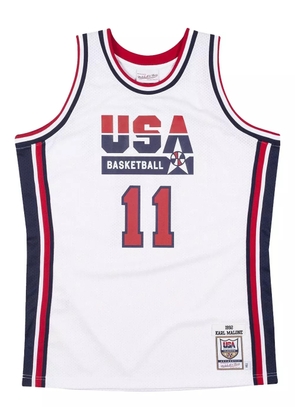 Mitchell & Ness USA 1992 Karl Malone basketball jersey - White