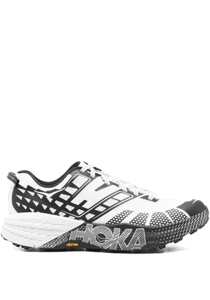 HOKA geometric-pattern sneakers - White