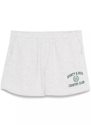 Sporty & Rich Varsity Crest shorts - Grey