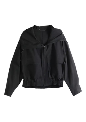 Y's hooded drawstring jacket - Black