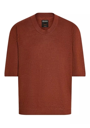 Zegna Oasi Lino T-shirt - Brown