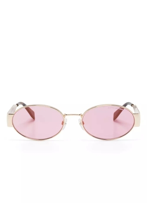 Marc Jacobs Eyewear oval-frame sunglasses - Gold