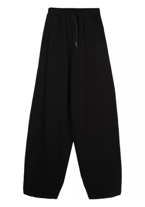 Family First wide-leg cotton track pants - Black