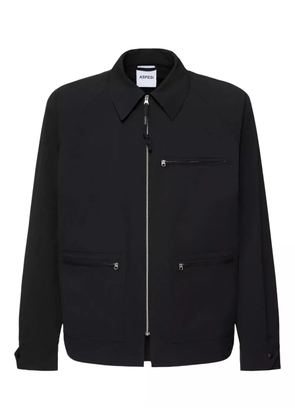 ASPESI zip-front pocket jacket - Blue