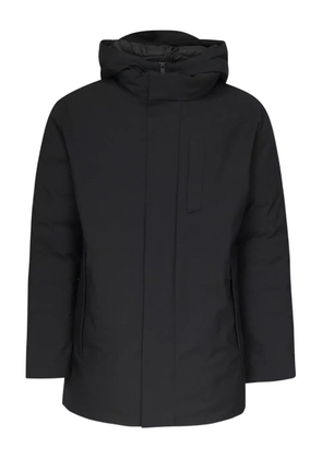 Save The Duck hooded zip-fastening coat - Black
