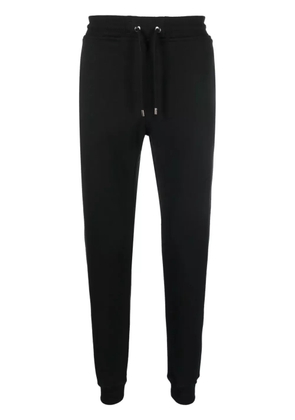 Moorer drawstring cotton track pants - Black