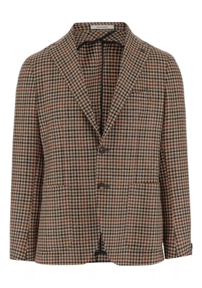 Tagliatore houndstooth-pattern jacket - Brown