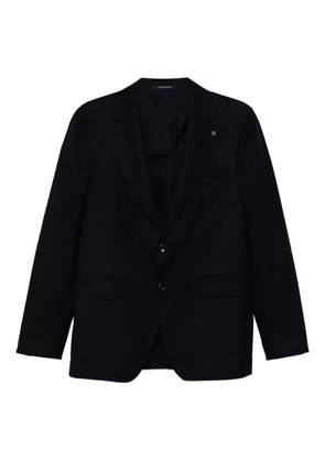 Tagliatore single-breasted virgin wool blazer - Blue