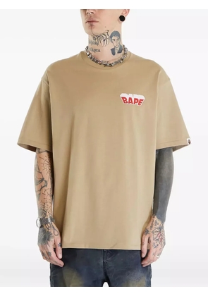 A BATHING APE® Bape logo T-shirt - Neutrals
