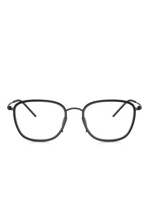 Giorgio Armani round-frame glasses - Black