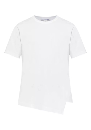 Comme des Garçons Homme asymmetrical hem T-shirt - White