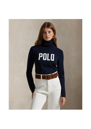 Logo Roll Neck Jumper