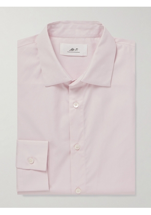 Mr P. - Cotton-Poplin Shirt - Men - Pink - 17