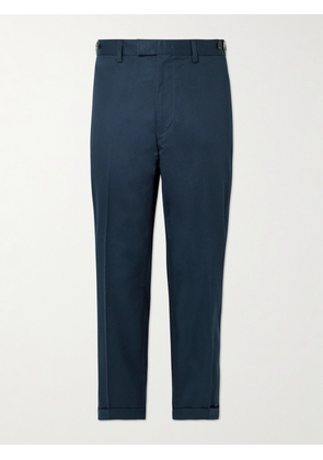 Beams Plus - Ivy Straight-Leg Cotton-Twill Trousers - Men - Blue - S