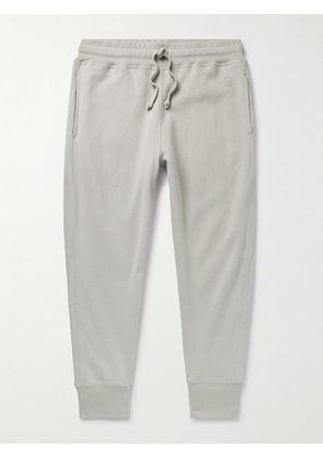 Kingsman - Logo-Embroidered Tapered Cotton and Cashmere-Blend Jersey Sweatpants - Men - Gray - XS