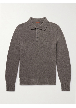Barena - Wool-Blend Chenille Polo Shirt - Men - Brown - S