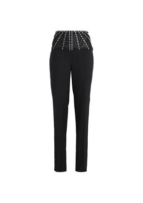 Stella McCartney Wool Crystal Tailored Trousers