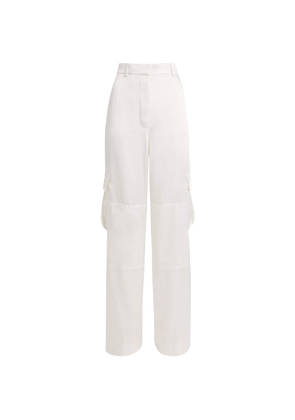 Stella McCartney Satin Cargo Trousers
