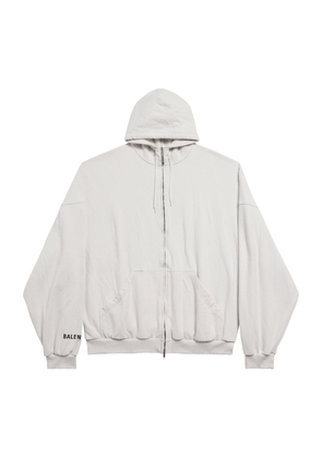 Balenciaga Oversized Cotton Graffiti Hoodie