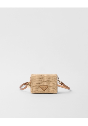 Crochet card holder with shoulder strap