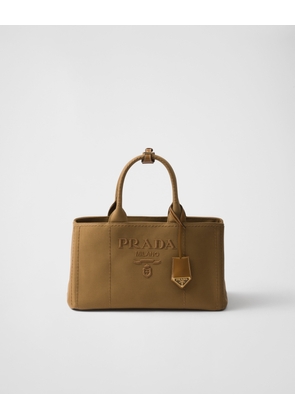 Prada Jardinière large cotton canvas handbag