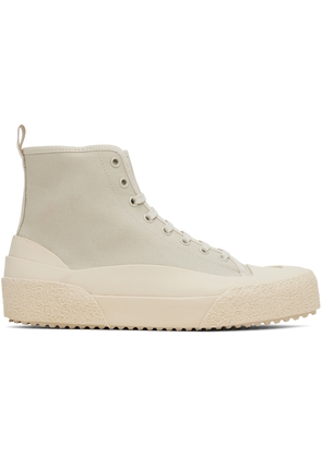 Studio Nicholson Beige Numbers Sneakers