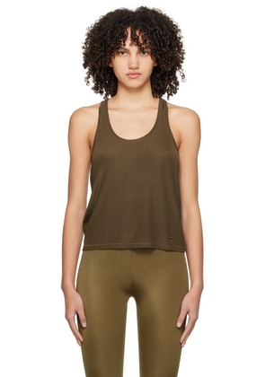 TOM FORD Brown Scoop Neck Tank Top