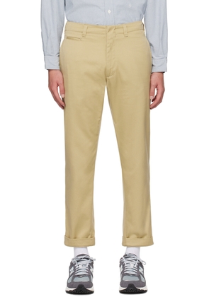 nanamica Khaki Straight-Leg Trousers