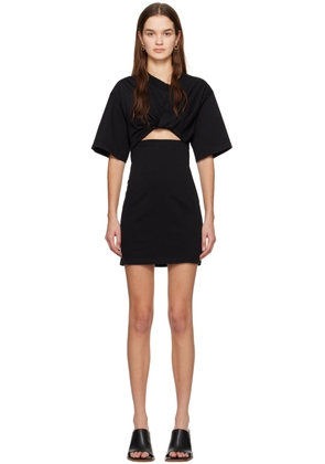 JACQUEMUS Black Le Chouchou 'La robe t-shirt Bahia' Minidress