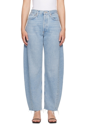AGOLDE Blue Luna High Rise Pieced Taper Jeans