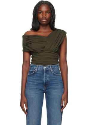 AGOLDE Khaki Etienne Bodysuit