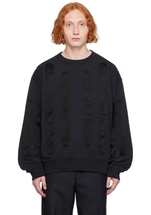 Dries Van Noten Navy Appliqué Sweatshirt