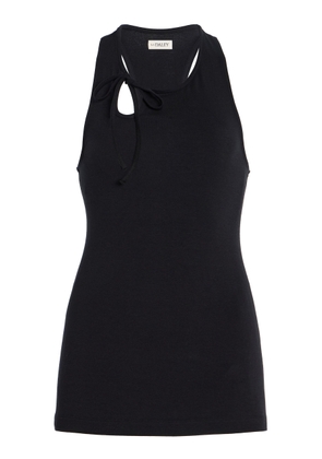S.S.DALEY Cochrane Sheer Wool Jersey Tank Top - Moda Operandi