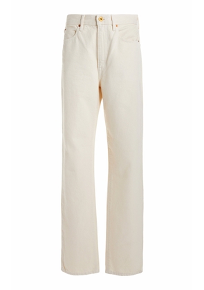 SLVRLAKE London Rigid High-Rise Straight-Leg Jeans  - Moda Operandi