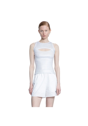 Off Coated Rib Cut-Out Top