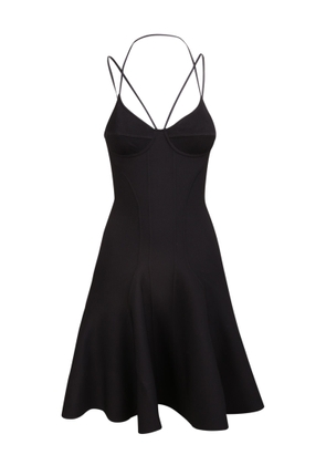 Alexander McQueen Fluted Mini Dress