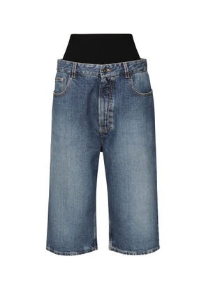 Alaia Blue Cotton Denim Jeans