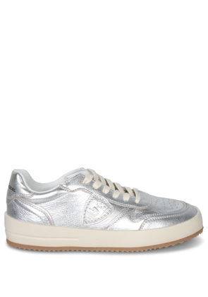 Philippe Model Nice Low Silver Sneakers