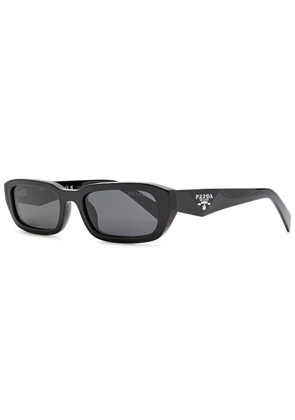 Prada Rectangle-frame Sunglasses - Black - One Size