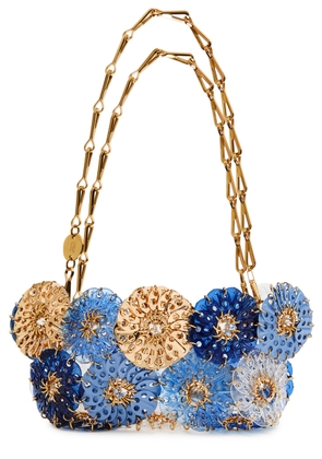 Rabanne Flower 1969 Metal Shoulder bag - Blue - One Size