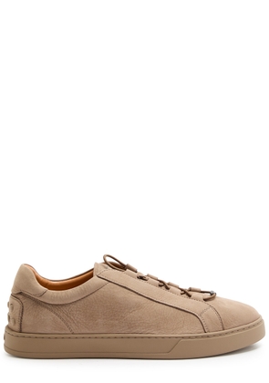 Tods Nubuck Sneakers - Beige - 8 (IT42 / UK8)