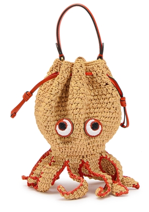 Anya Hindmarch Octopus Raffia Cross-body bag - Natural - One Size