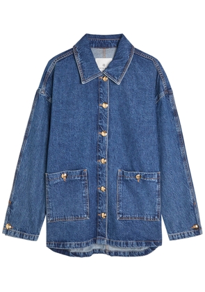 Anine Bing Luca Denim Jacket - Indigo - M (UK12 / M)