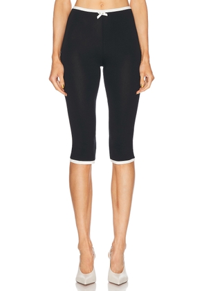 Rowen Rose Capri Pant in Black - Black. Size 40 (also in ).