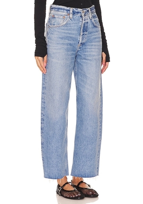 Citizens of Humanity Ayla Undone Hem Crop Jeans in Denim-Medium. Size 27. Also in 28, 30, 31, 32, 33, 34.