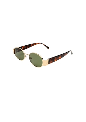 AIRE Mars Ii Sunglasses in Metallic Gold.
