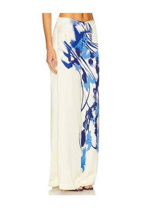 Eugenia Fernandez Cota Pant in Blue. Size L. Also in S, XS.