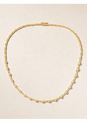 Anita Ko - Bamboo 18-karat Gold Diamond Choker - One size