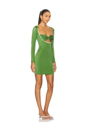 Ancora Lupine Dress in Green. Size L. Also in M, S.